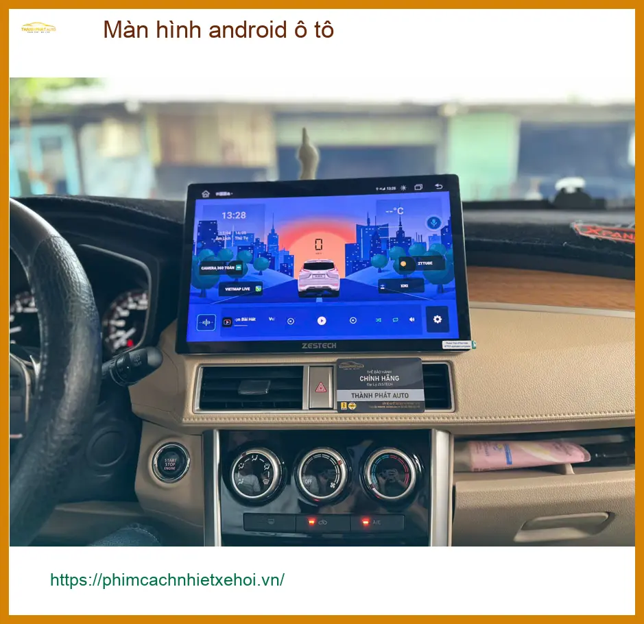 Anh Bách nâng cấp màn hình android ô tô cho VinFast Lux A tại Quận 7 ảnh thực tế 3