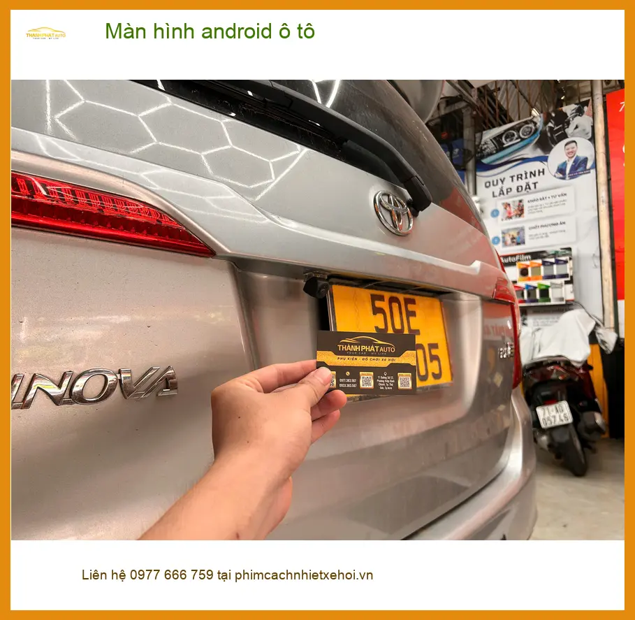 Anh Minh lắp màn hình android ô tô Hyundai Accent tại Quận Bình Thạnh ảnh thực tế 2