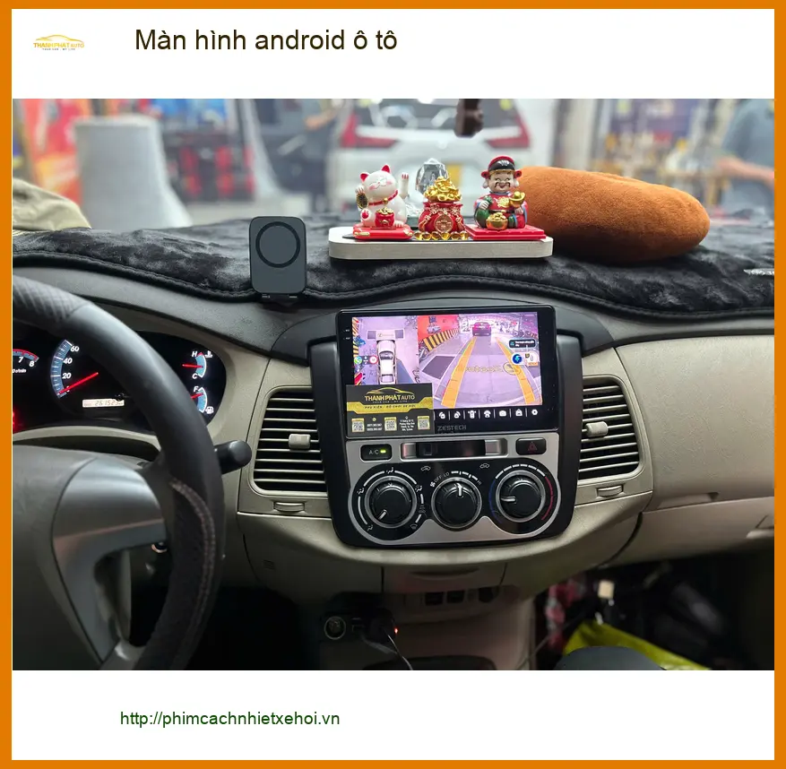 Anh Minh lắp màn hình android ô tô Hyundai Accent tại Quận Bình Thạnh ảnh thực tế 5