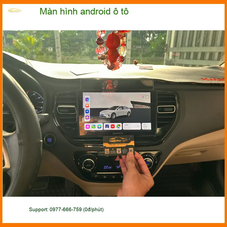 Anh Khang lắp màn hình Android ô tô Honda CRV tại Quận 9