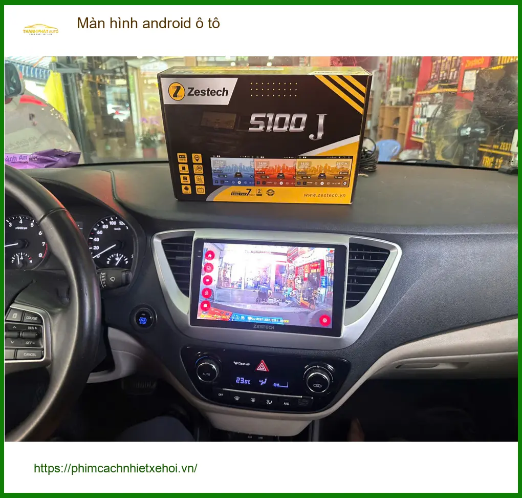 Chị Thùy lắp màn hình Android ô tô cho Kia K3 tại Quận Bình Tân ảnh thực tế 2