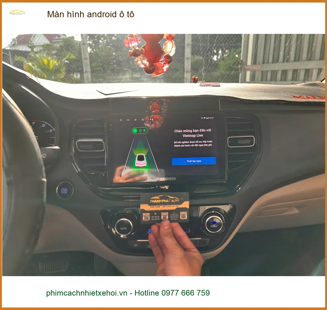 Anh Khang lắp màn hình Android ô tô Honda CRV tại Quận 9 ảnh thực tế 3