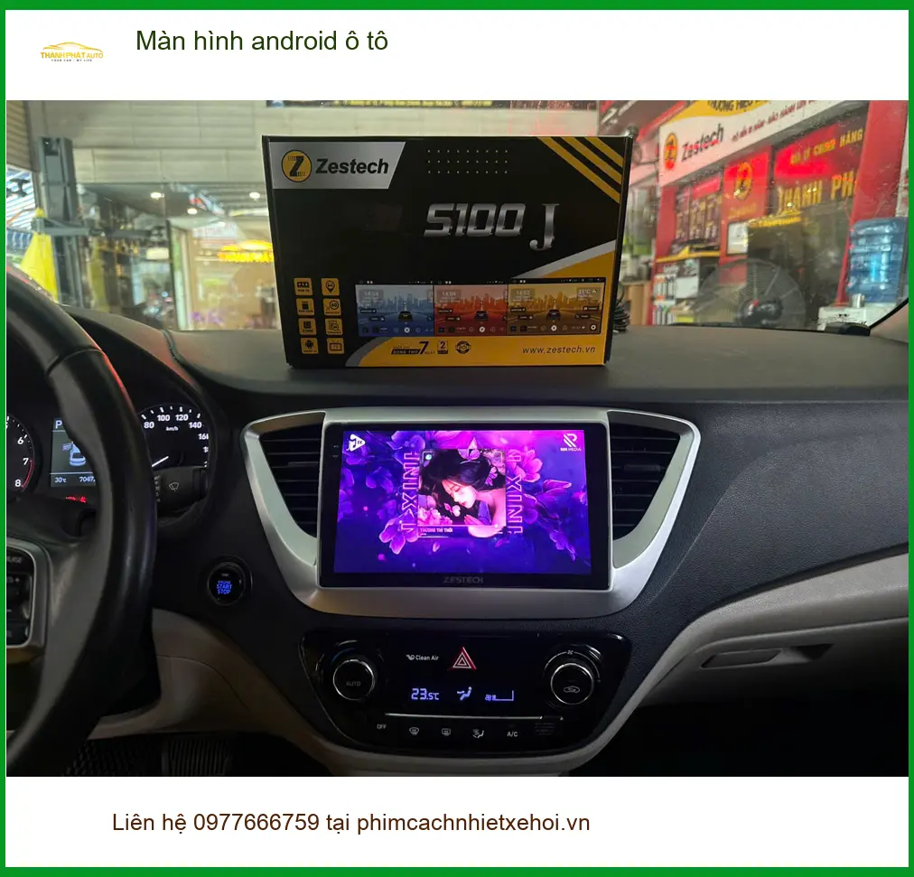 Chị Thùy lắp màn hình Android ô tô cho Kia K3 tại Quận Bình Tân ảnh thực tế 3