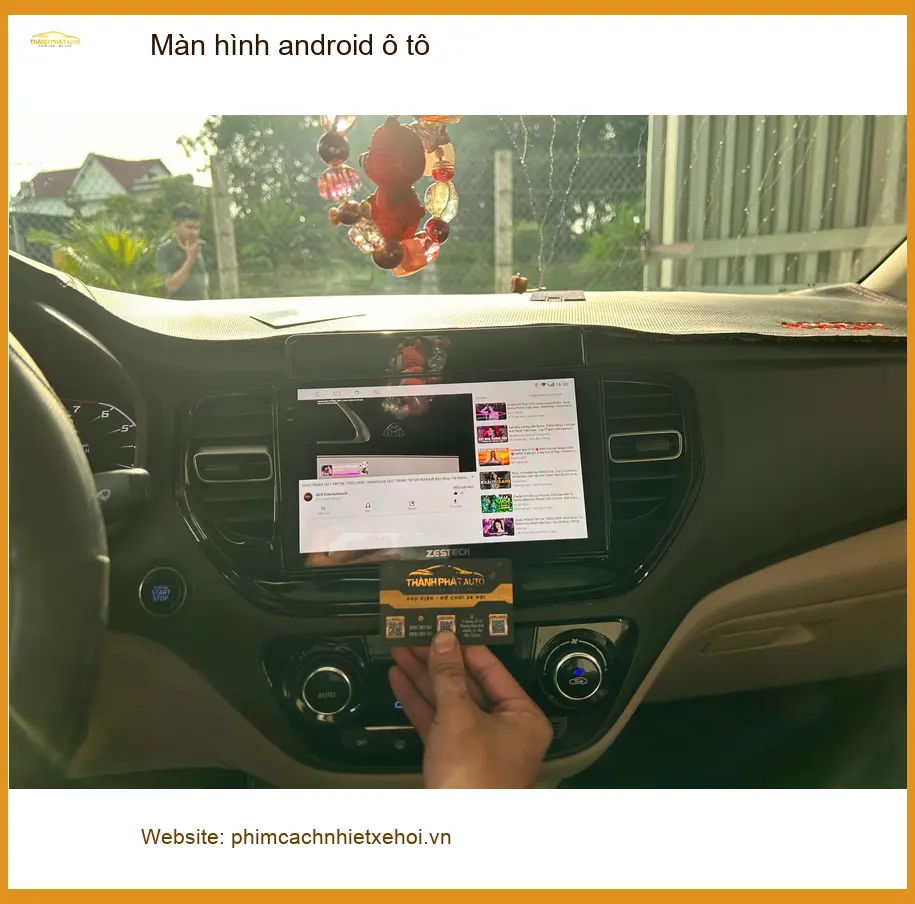 Anh Khang lắp màn hình Android ô tô Honda CRV tại Quận 9 ảnh thực tế 4