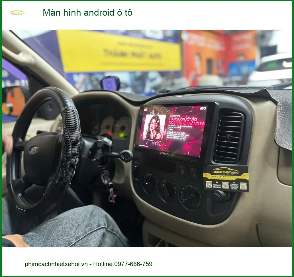 Anh Hải lắp màn hình Android ô tô Ford Ranger Quận Gò Vấp, cần tiện nghi ảnh thực tế 2