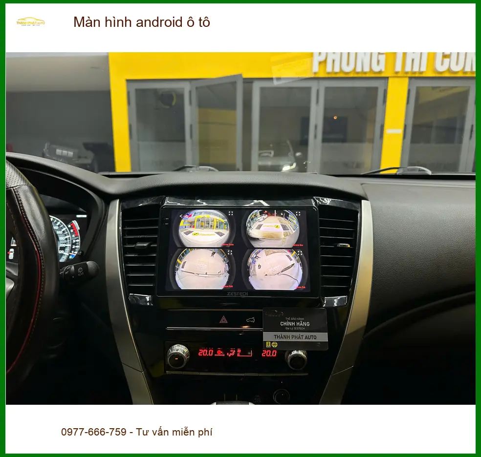 Anh Bình lắp màn hình Android ô tô Ford Everest tại Cần Giờ ảnh thực tế 2