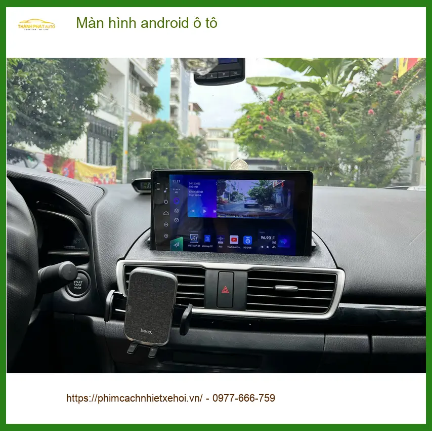 Anh Tùng nâng cấp màn hình Android ô tô cho Toyota Vios tại Quận 10