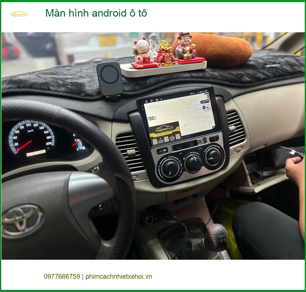 Cô Liên lắp màn hình android ô tô Mazda CX-5 uy tín tại Quận 2 ảnh thực tế 5