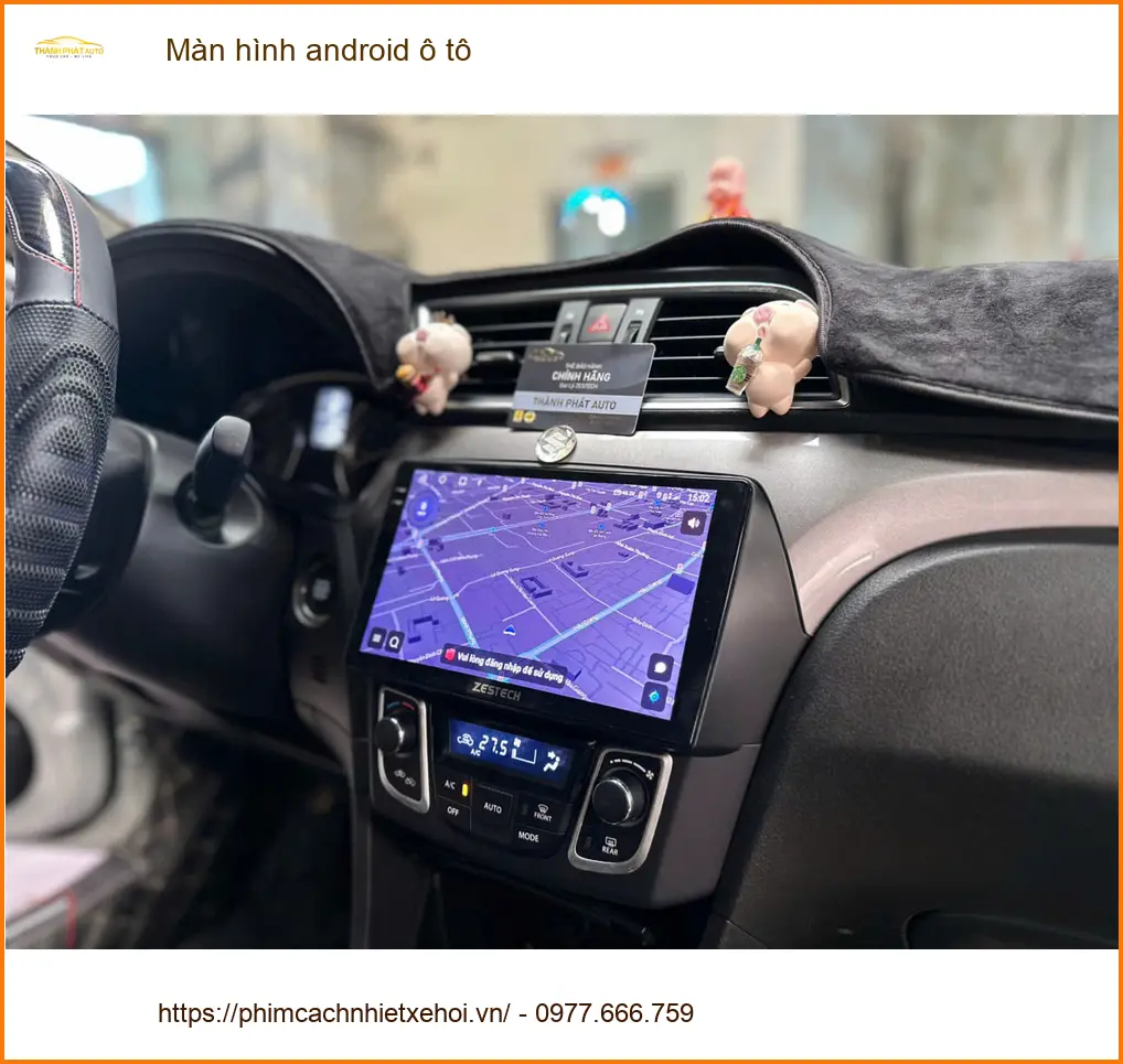 Anh Tùng nâng cấp màn hình android ô tô cho Hyundai Accent ở Thủ Đức