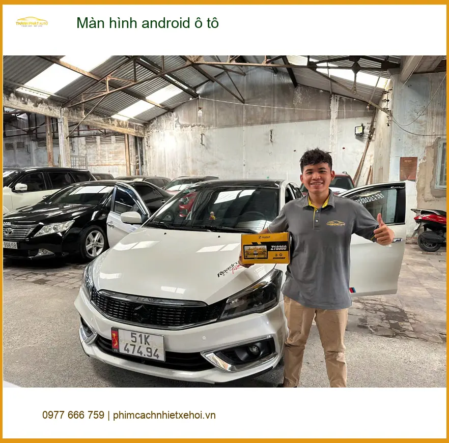 Anh Tùng nâng cấp màn hình android ô tô cho Hyundai Accent ở Thủ Đức ảnh thực tế 2