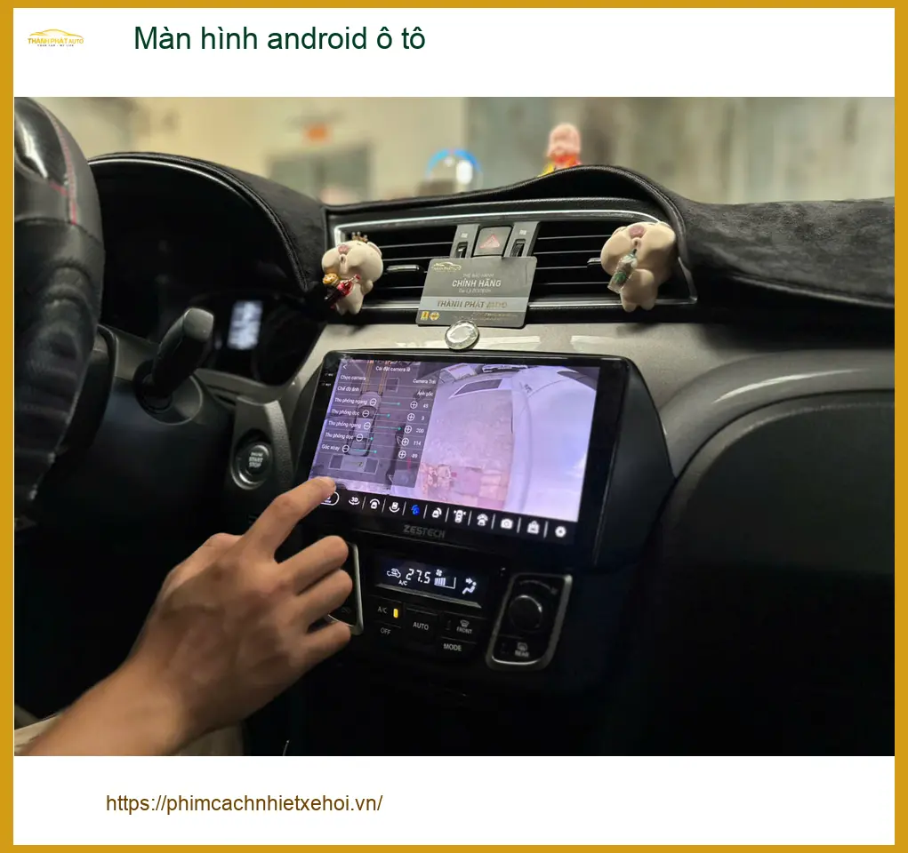 Anh Tùng nâng cấp màn hình android ô tô cho Hyundai Accent ở Thủ Đức ảnh thực tế 3