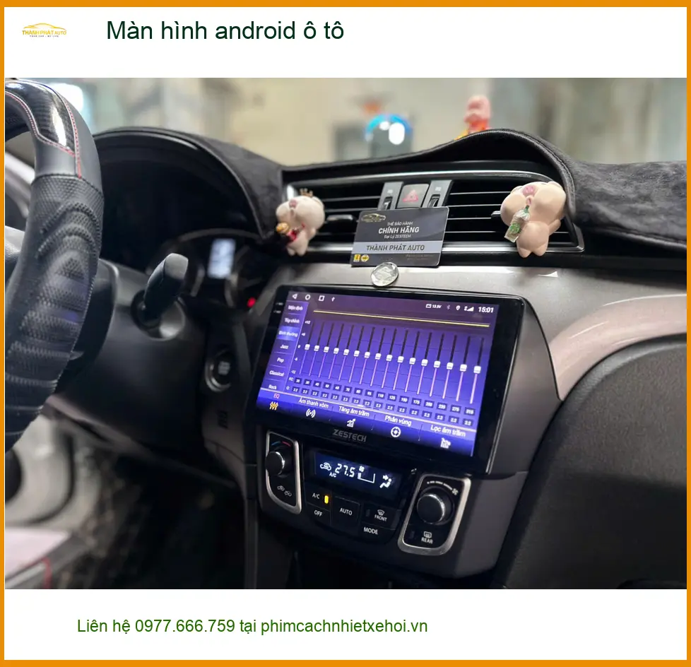 Anh Tùng nâng cấp màn hình android ô tô cho Hyundai Accent ở Thủ Đức ảnh thực tế 5