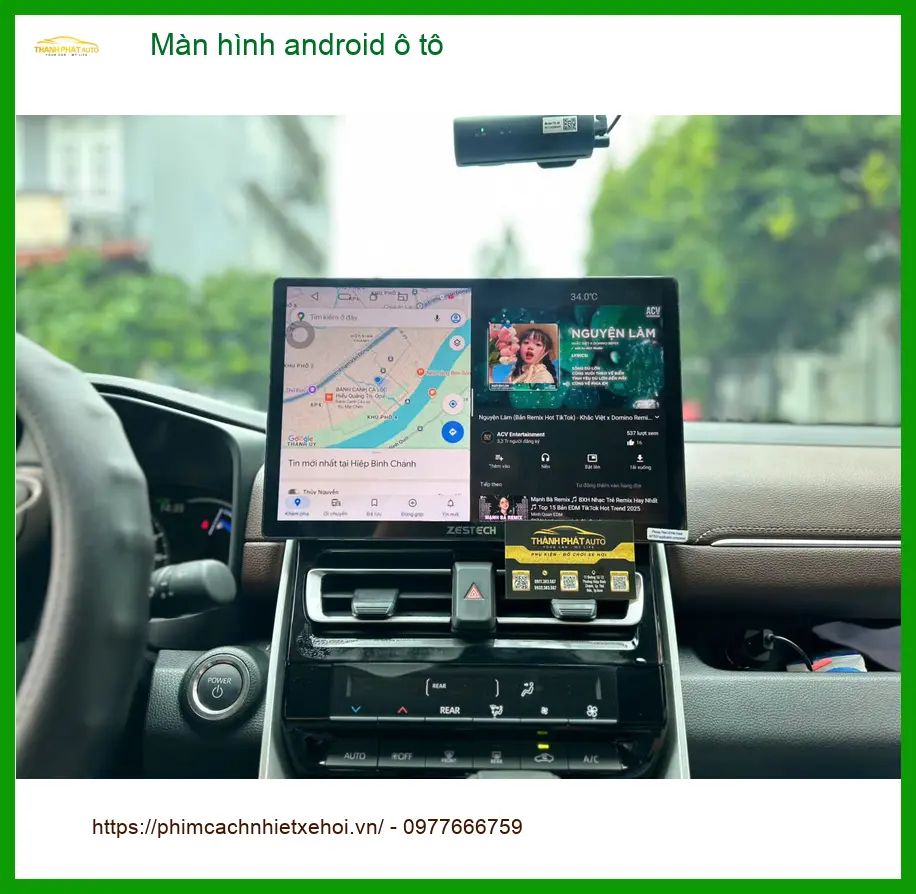 Anh Tấn lắp màn hình Android ô tô Toyota Vios tại Quận 12 tiện nghi hơn