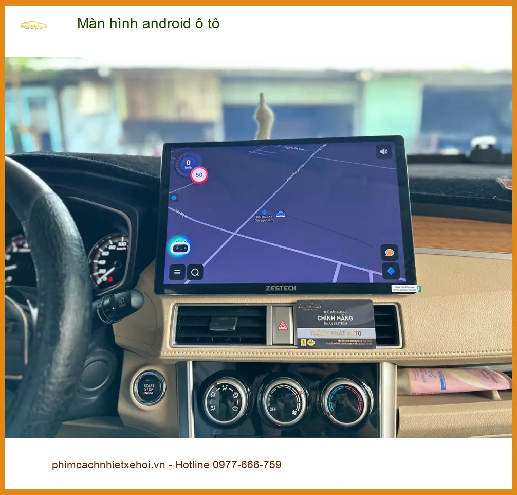 Chú Dũng nâng cấp màn hình android ô tô Honda CRV tại Quận 10 vì màn zin thiếu tiện ích