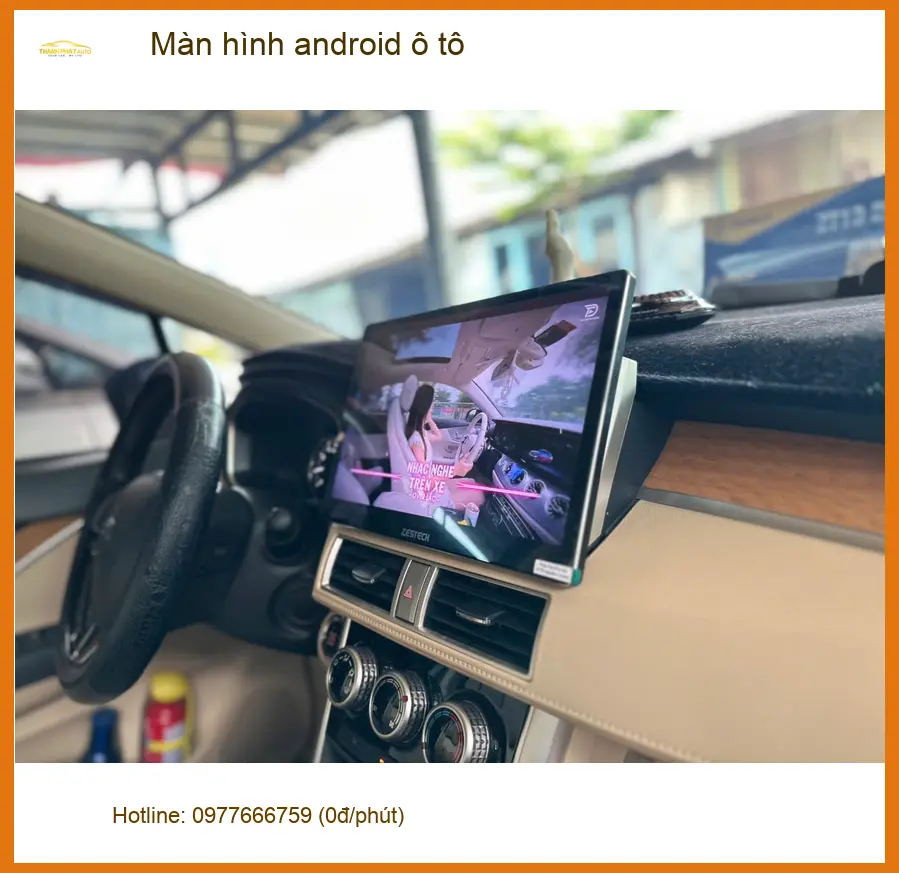 Chú Dũng nâng cấp màn hình android ô tô Honda CRV tại Quận 10 vì màn zin thiếu tiện ích ảnh thực tế 2