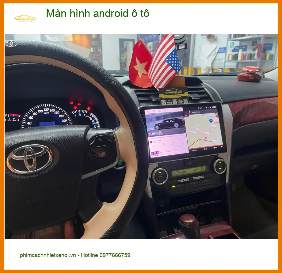 Anh Minh lắp Màn hình android ô tô cho Hyundai Accent ở Quận Thủ Đức. ảnh thực tế 3