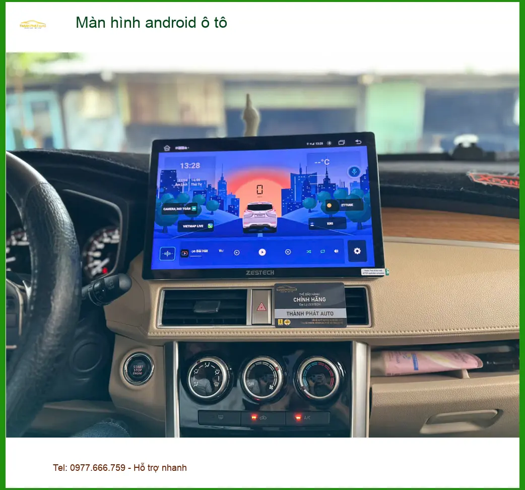 Chú Dũng nâng cấp màn hình android ô tô Honda CRV tại Quận 10 vì màn zin thiếu tiện ích ảnh thực tế 3