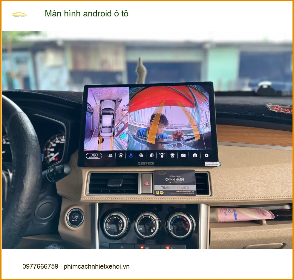Chú Dũng nâng cấp màn hình android ô tô Honda CRV tại Quận 10 vì màn zin thiếu tiện ích ảnh thực tế 4