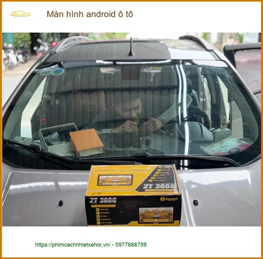 Chú Hùng nâng cấp màn hình Android cho Hyundai Accent tại Quận 8