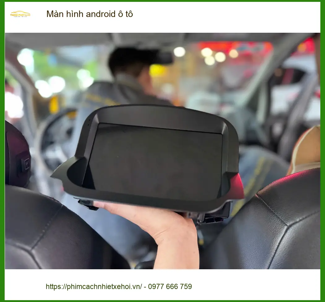 Chú Hùng nâng cấp màn hình Android cho Hyundai Accent tại Quận 8 ảnh thực tế 2