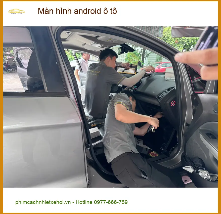 Chú Hùng nâng cấp màn hình Android cho Hyundai Accent tại Quận 8 ảnh thực tế 4
