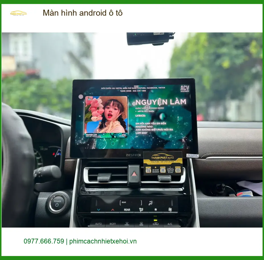 Anh Kiên lắp màn hình android ô tô cho Mitsubishi Outlander tại Quận 8 ảnh thực tế 2