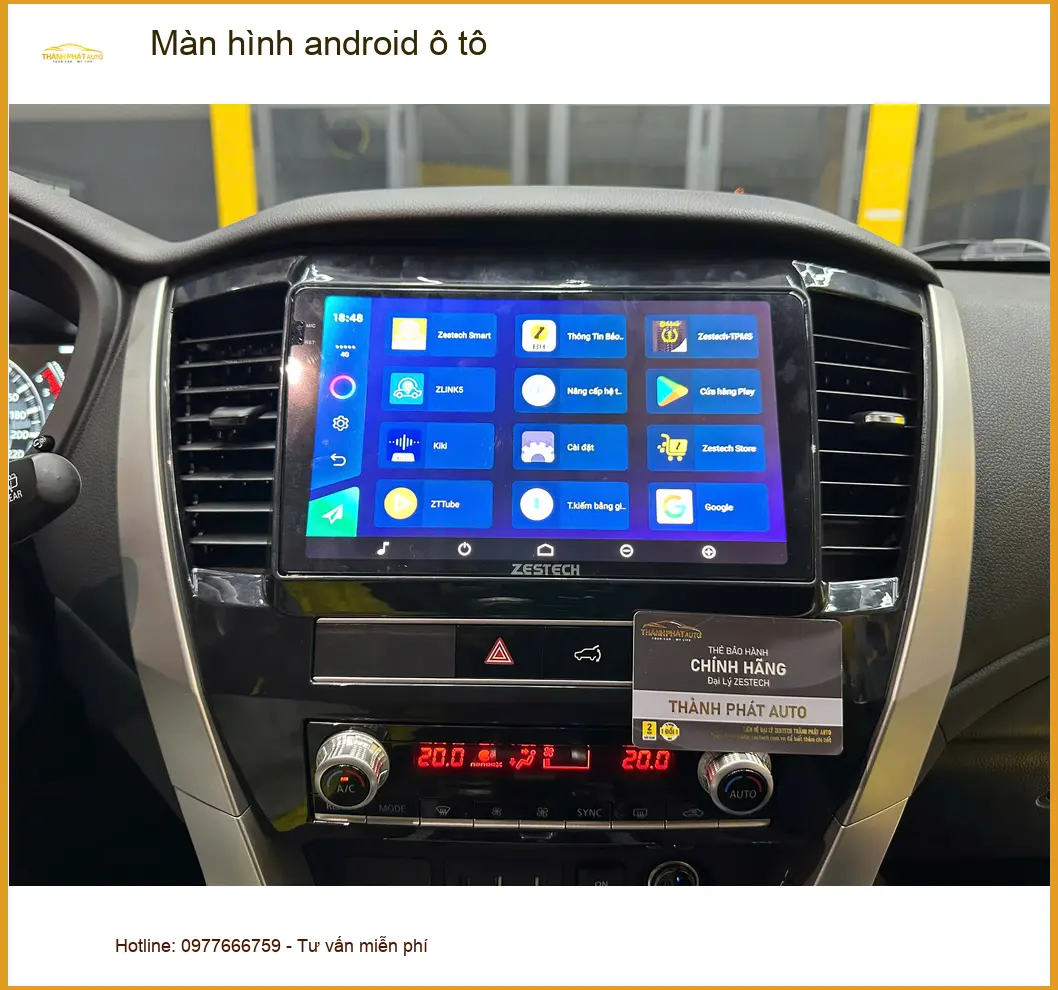 Cô Thuỷ lắp màn hình Android ô tô cho Hyundai Creta tại Quận 8 để xem bản đồ tiện hơn ảnh thực tế 4