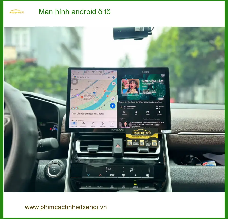 Anh Kiên lắp màn hình android ô tô cho Mitsubishi Outlander tại Quận 8 ảnh thực tế 4