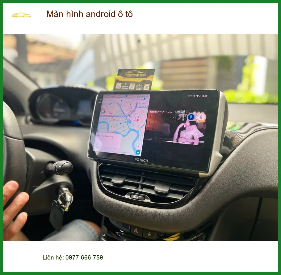 Anh Khải nâng cấp màn hình Android ô tô cho Mitsubishi Outlander ở Quận 9