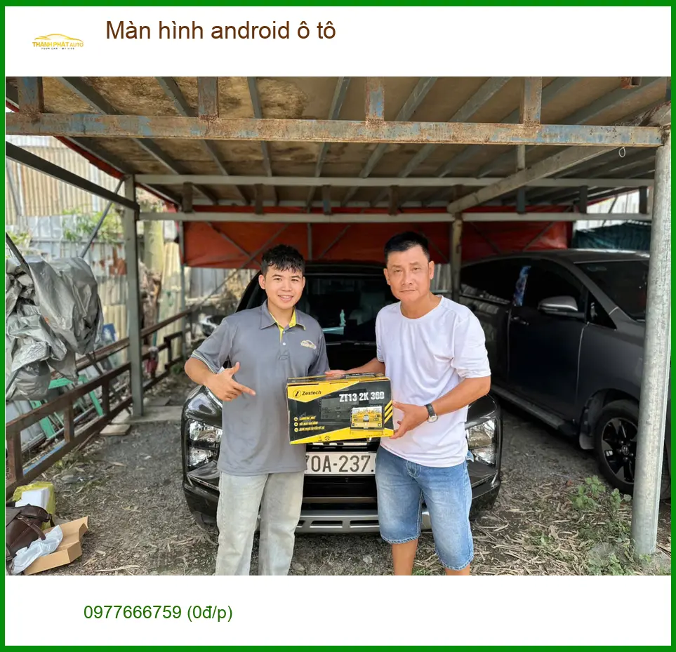 Anh Quốc lắp màn hình Android ô tô Hyundai Accent tại Củ Chi, màn cũ chậm ảnh thực tế 3
