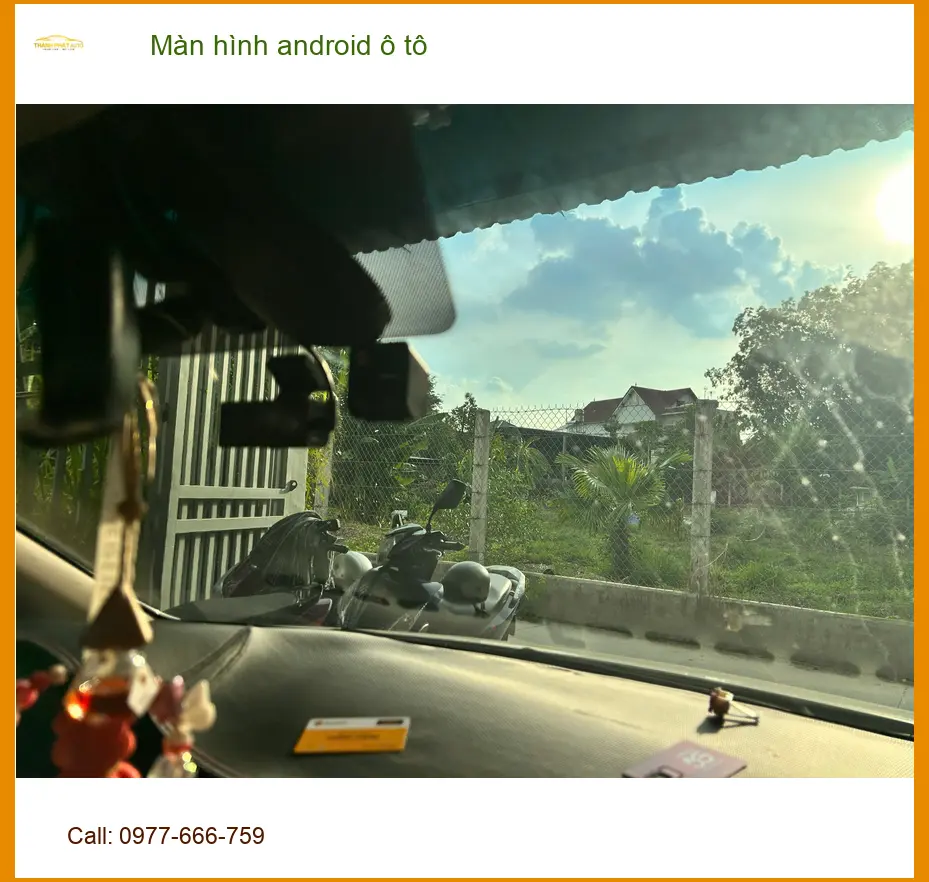 Chú Quang lắp màn hình Android ô tô Ford Everest tại Quận 8 để vợ tiện xem bản đồ du lịch ảnh thực tế 3