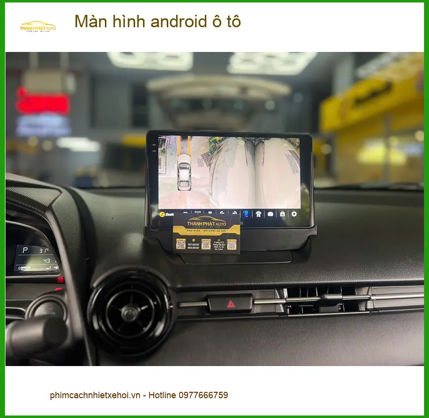 Anh Quý lắp màn hình Android ô tô cho Honda CRV tại Quận 3 vì màn zin đã cũ ảnh thực tế 3