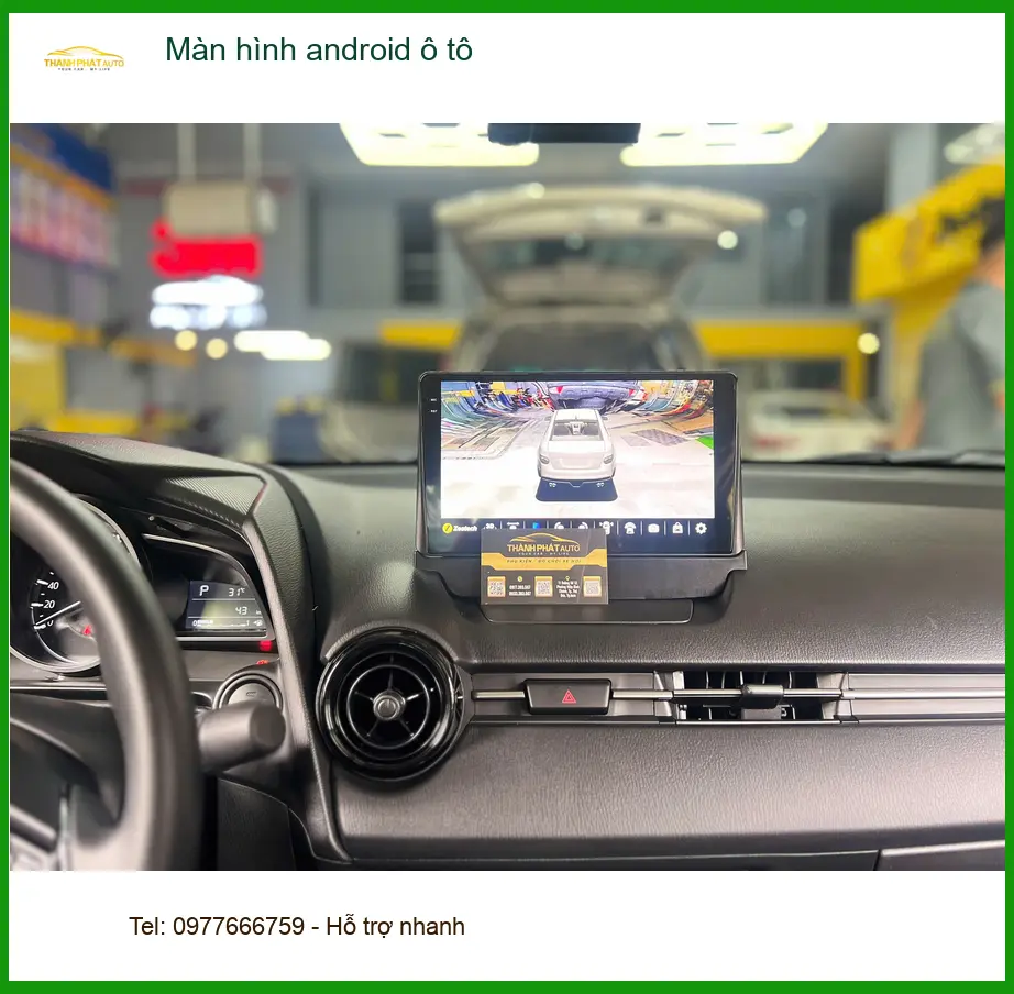 Anh Quý lắp màn hình Android ô tô cho Honda CRV tại Quận 3 vì màn zin đã cũ ảnh thực tế 4