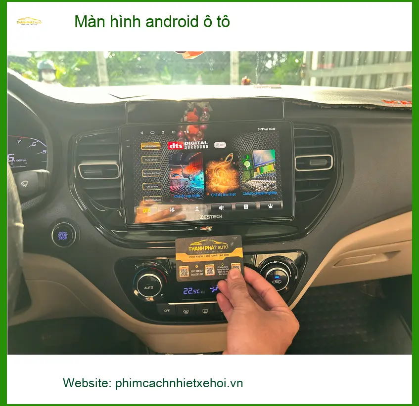 Chú Quang lắp màn hình Android ô tô Ford Everest tại Quận 8 để vợ tiện xem bản đồ du lịch ảnh thực tế 4