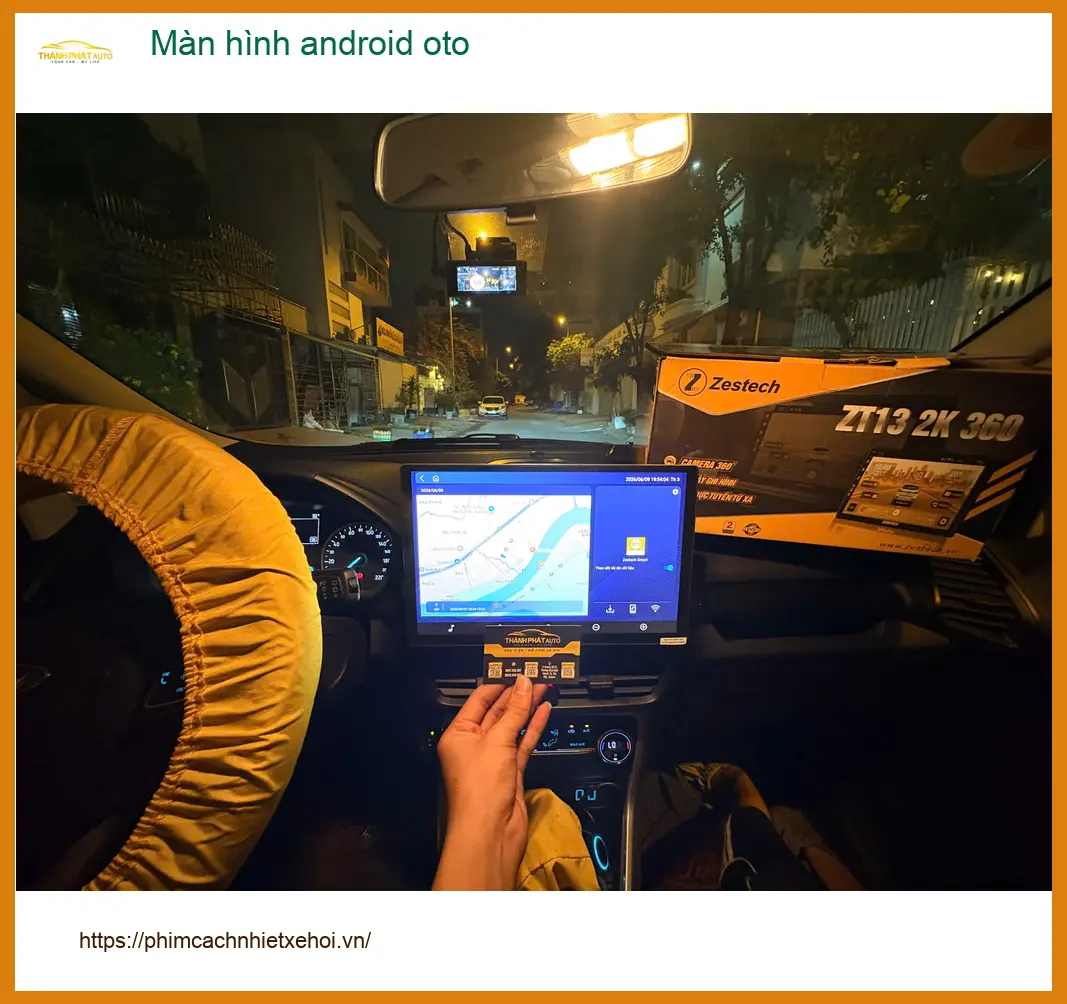 Anh Thành nâng cấp màn hình Android ô tô cho Mazda 3 tại Quận 2 vì màn zin chậm