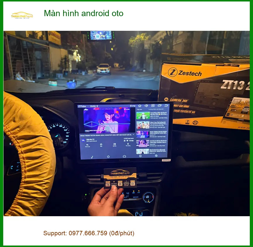 Anh Thành nâng cấp màn hình Android ô tô cho Mazda 3 tại Quận 2 vì màn zin chậm ảnh thực tế 3