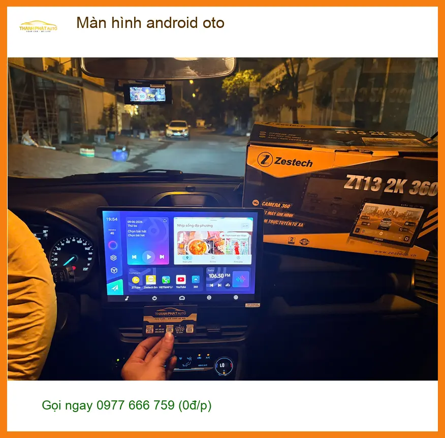 Anh Thành nâng cấp màn hình Android ô tô cho Mazda 3 tại Quận 2 vì màn zin chậm ảnh thực tế 4