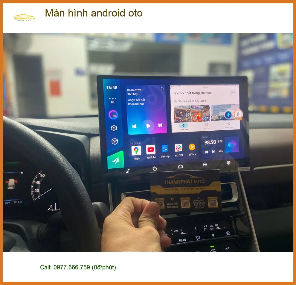 Anh Đạt lắp Màn hình Android Suzuki XL7 Quận 9 để có bản đồ tiện lợi