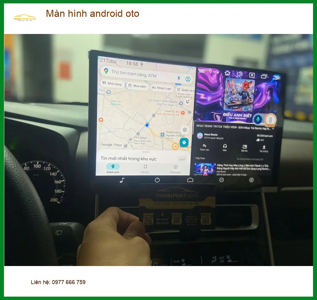 Anh Đạt lắp Màn hình Android Suzuki XL7 Quận 9 để có bản đồ tiện lợi ảnh thực tế 3