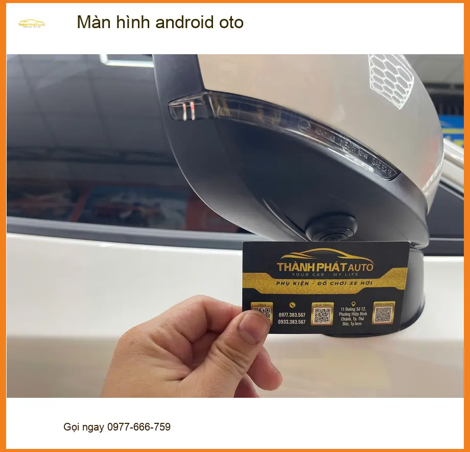 Anh Khải lắp màn hình Android ô tô Mitsubishi Outlander tại Quận 4