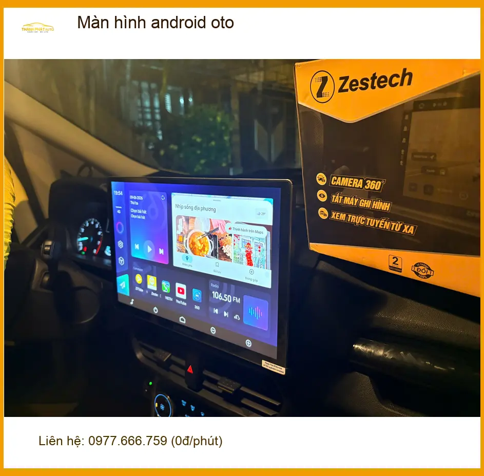 Anh Khải lắp màn hình android ô tô cho Hyundai Accent tại Quận Tân Bình ảnh thực tế 2