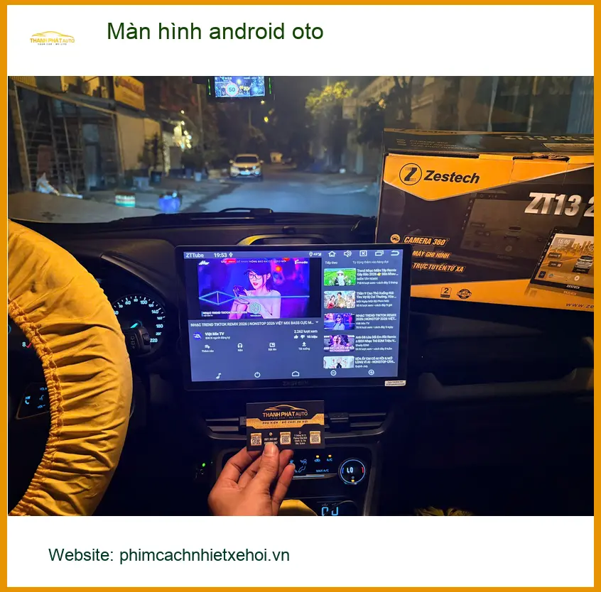 Anh Khải lắp màn hình android ô tô cho Hyundai Accent tại Quận Tân Bình ảnh thực tế 3