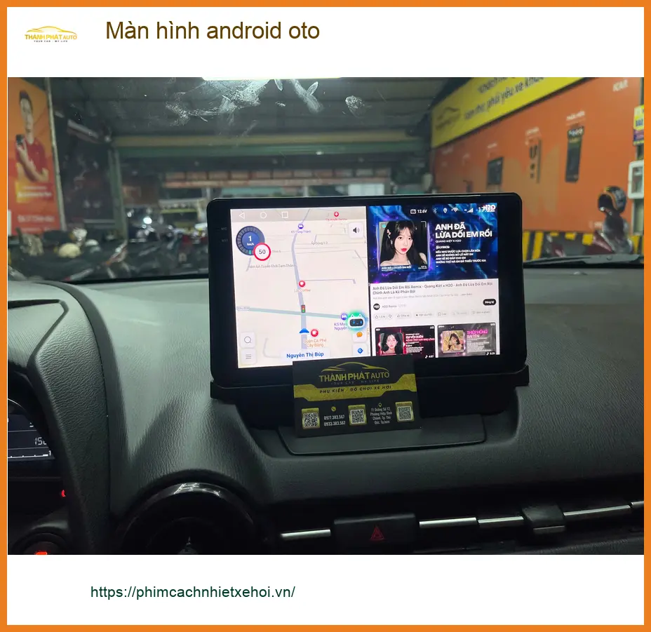 Anh Đạt nâng cấp màn hình android ô tô Kia K3 tại Quận 11 để giải trí ảnh thực tế 3