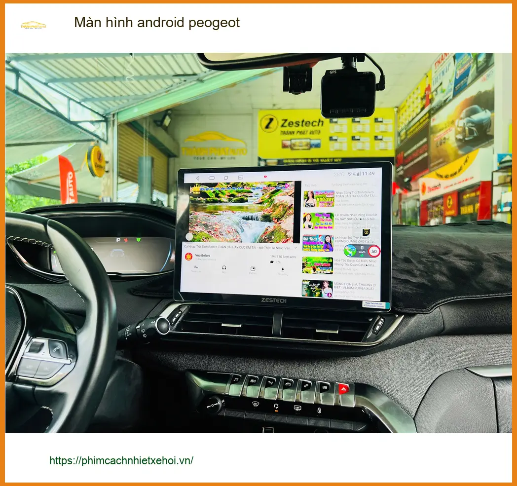 Anh Kiên lắp màn hình Android Peugeot 3008 tại Quận 12 để nâng tầm trải nghiệm ảnh thực tế 4