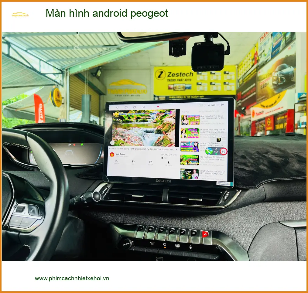 Anh Tùng lắp màn hình Android Peugeot 5008 tại Cần Giờ tìm địa điểm uy tín ảnh thực tế 3