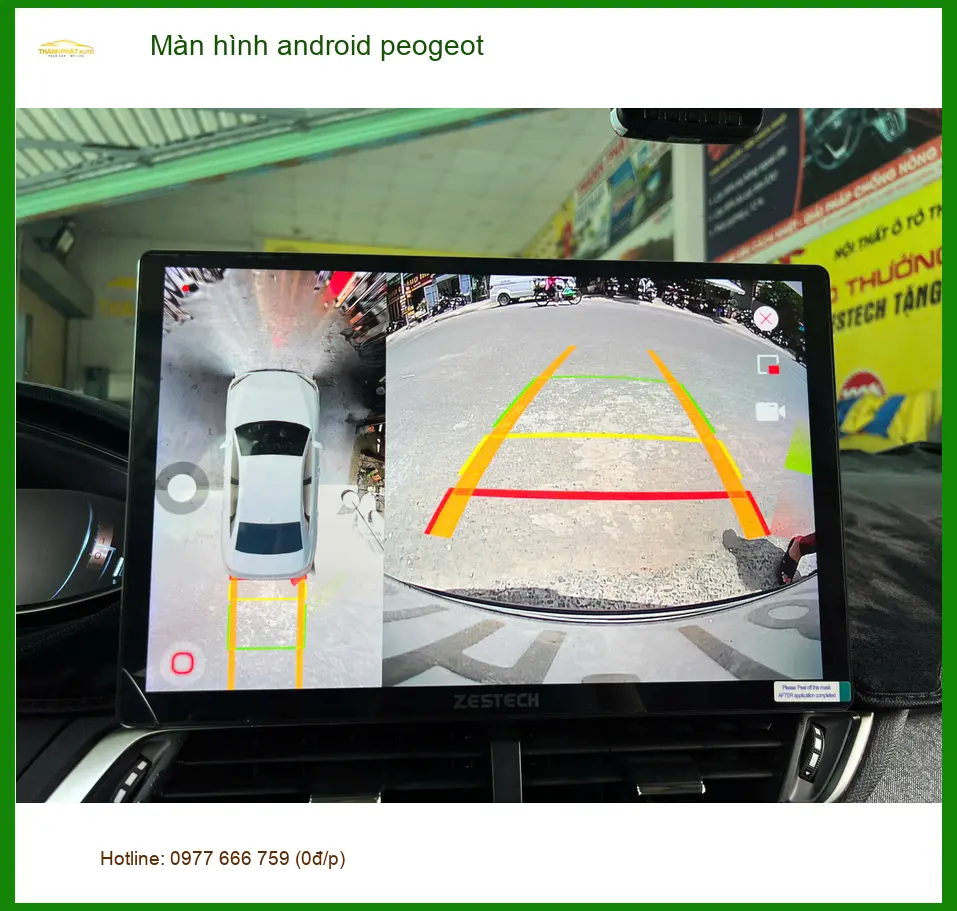 Anh Tùng lắp màn hình Android Peugeot 5008 tại Cần Giờ tìm địa điểm uy tín ảnh thực tế 4