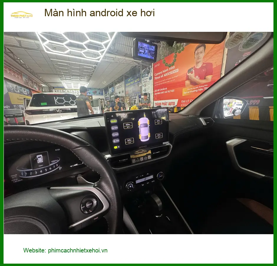 Anh Minh lắp màn hình android cho Hyundai Accent tại Quận 10 vì màn zin thiếu tiện ích