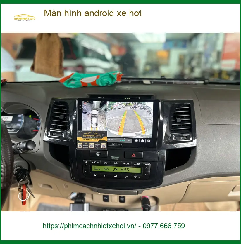 Anh Đạt nâng cấp màn hình Android cho Honda CRV tại Quận Gò Vấp ảnh thực tế 2