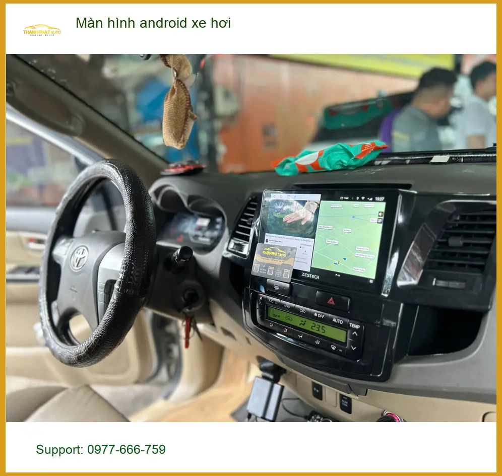 Anh Đạt nâng cấp màn hình Android cho Honda CRV tại Quận Gò Vấp ảnh thực tế 4