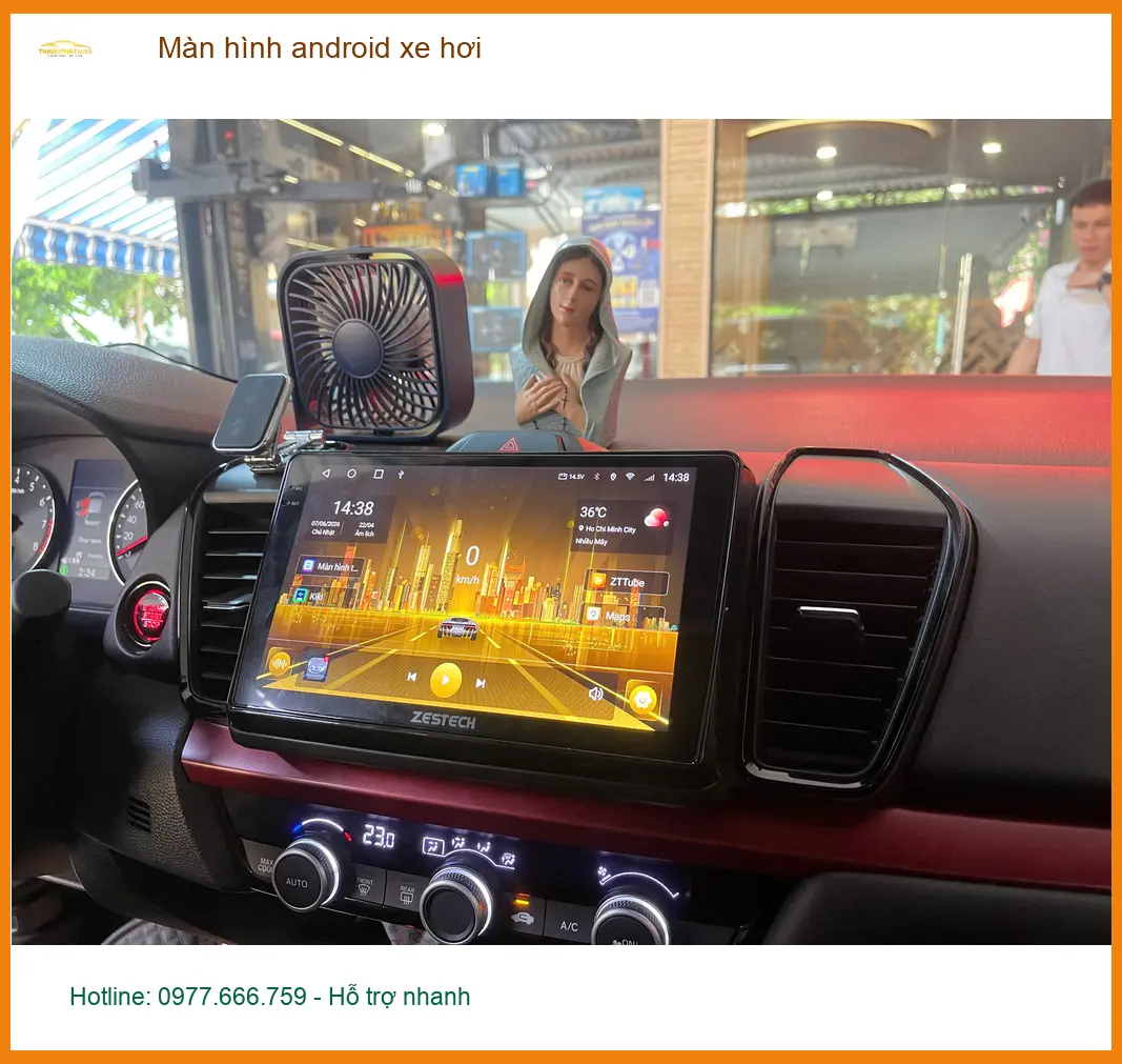 Anh Tân nâng cấp màn hình Android xe hơi cho Hyundai Accent ở Quận 2 ảnh thực tế 2